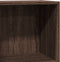 vidaXL - Boekenkast - 40x24x76 - cm - bewerkt - hout - bruin - eikenkleurig