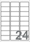 Avery J8159-10 adresetiketten ft 63,5 x 33,9 mm (b x h), 240 etiketten, wit