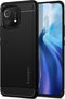 Spigen Rugged Armor - Soft case - Krasbestendig Schokbestendig - Zwart