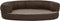 vidaXL - Hondenbed - ergonomisch - linnen-look - 75x53 - cm - fleece - bruin