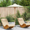 vidaXL - Tuin - Parasol - Crème - Wit - 150x210 - cm - Bamboe