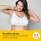 Medela Keep Cool Ultra - Naadloze voedings- en zwangerschapsbh - Ademend en Soft Touchmateriaal - Wit - Maat L