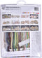 Thea Gouverneur - Borduurpakket met telpatroon - 548 - Voorgesorteerde DMC Garens - Japan - Linnen - 79 cm x 35 cm - DIY Kit