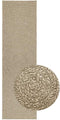 vidaXL - Vloerkleed - ZIZUR - beige - binnen - en - buiten - 80x250 - cm - jute - look