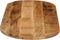 vidaXL - Tafelblad - ovaal - 140x60x3,8 - cm - massief - ruw - mangohout
