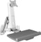 ICY BOX IB-MS600-W - Muurbeugel - Draaibaar 360° en verstelbaar voor monitoren tot 24