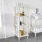 SoBuy Opbergkast - Naturel - Max. 10 kg per plank - 36 x 36 x 106 cm - Wit