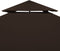 vidaXL - Prieeldak - 2-laags - 310 - g/m² - 3x3 - m - bruin