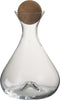 J-Line karaf + stop Kurk - decanteerkaraf - glas - transparant