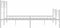 vidaXL - Bedframe - met - hoofd- - en - voeteneinde - metaal - wit - 160x200 - cm