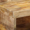 vidaXL - Nachtkastje - 50x27x50 - cm - massief - ruw - mangohout