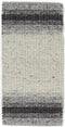 Varenna Black Vloerkleed - 250x350 - Rechthoek - Laagpolig,Structuur Tapijt - Industrieel - Grijs, Wit, Zwart