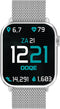 OOQE WATCH PRO 7 - Smartwatch Heren | Elegant Design | Bellen en Gebeld Worden | Berichten Inzien |Gezondheidsanalyse | Sportanalyse | Stress en Slaap Management | Nederlandstalig | Barst- en Krasbestendig | Zilver