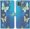 iMoshion Hoesje Geschikt voor Motorola Moto G9 Power Hoesje Met Pasjeshouder - iMoshion Design Softcase Bookcase - Meerkleurig / Blue Butterfly