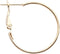 Oorbellen, d: 25 mm, verguld, 8stuks