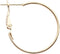 Oorbellen, d: 25 mm, verguld, 8stuks