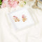 Oorbellen met kristallen: the Crystal leaves with pink