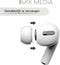 Oordopjes geschikt voor Apple Airpods Pro - Airpods Pro tips - Airpods Pro vervanging tips - 5 paar oordopjes geschikt voor Airpods Pro - Medium / Wit