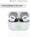 Oordopjes geschikt voor Apple Airpods Pro - Airpods Pro tips - Airpods Pro vervanging tips - 5 paar oordopjes geschikt voor Airpods Pro - Medium / Wit