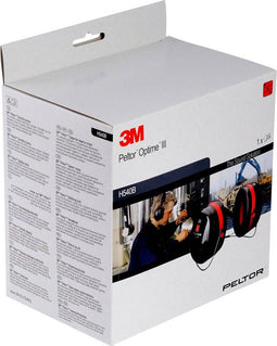 Oorkappen 3M PELTOR OPTIME III P3B, klem/steek/helmbevestiging