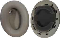 Oorkussens Geschikt Voor Sony WH-1000XM4 - 2 Stuks - Zacht Schuim - Eiwitleer - Beige