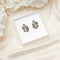 Oorstekers met Saffierblauwe Quartz