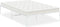 vidaXL-Bedframe-metaal-wit-135x190-cm