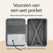 SKYCASES Urban Adventurer - Kofferset - 3-delig - Cijferslot - 232L - Lichtgewicht - Wit