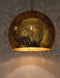 Oosterse hanglamp bol filigrain stijl XL - vintage goud