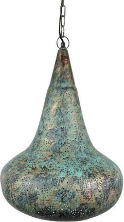 Oosterse Hanglamp Green Patina Chaya Ø 35 x 51cm