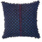 Oosterse Khadi Kussenhoes-Blauw