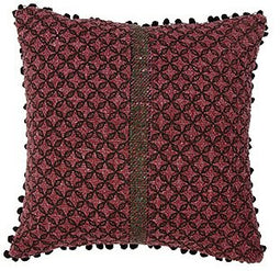 Oosterse Khadi Kussenhoes-donkerzalm