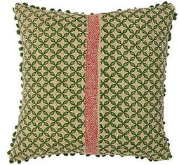 Oosterse Khadi Kussenhoes-Groen