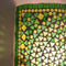 Oosterse mozaïek wandlamp cilinder - groen