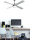 Masterlight Airfusion Quest II Huishoudelijke ventilator met bladen Chroom, Wit