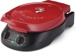 Ariete 908 - Pizzamaker en -oven - Voor 1 pizza - Zwart Rood