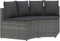 vidaXL - 2-delige - Loungeset - met - kussens - poly - rattan - grijs