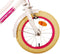 Volare Excellent Kinderfiets - Meisjesfiets - 14 inch - Afneembare zijwieltjes - Wit