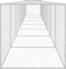 vidaXL - Kippenhok - met - dak - 803x98x90 - cm - gegalvaniseerd - staal - lichtgrijs