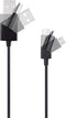 Renkforce USB-kabel USB 2.0 USB-A stekker, USB-micro-B stekker 1.00 m Zwart RF-3376020
