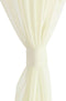 vidaXL - Gordijn - Crème - 140x175 - cm - (2 - stuks)