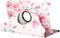 iMoshion Tablet Hoes Geschikt voor Samsung Galaxy Tab A7 Lite - iMoshion 360° Draaibare Design Bookcase - Wit /Blossom Watercolor White