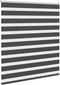 vidaXL - Zebra - rolgordijn - 130x150 - cm - stofbreedte - 125,9 - cm - zwart