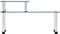vidaXL - Keukenschap - 45x16x26 - cm - gehard - glas - transparent