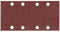 Makita - Schuurvel 185 x 93 mm - Aluminiumoxide korrel 100 - Rood velcro