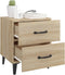 vidaXL - Nachtkastje - 40x35x47,5 - cm - sonoma - eikenkleurig