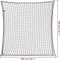 vidaXL - Aanhangwagennet - elastisch - touw - 3x3 - m - polypropeen - zwart