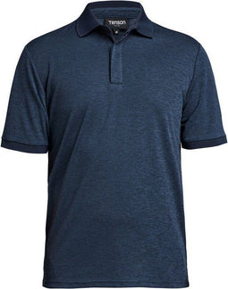 Tenson TXlite Melange Polo - Sneldrogend - Donkerblauw - 3XL
