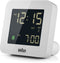 Braun BC09W-DCF - Wekker - Klok Snooze Zoemer alarm - Wit