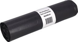 Afvalzak cleaninq 60x90cm recycled t50 70l grijs | 10 stuks